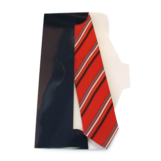 stropdas envelopverpakking marineblauw